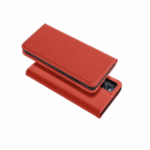 Чехол-книжка для Xiaomi Redmi Note 15 5G Smart Pro Book кожаный бордовый