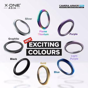 "X-ONE Sapphire Camera Armor" - skirtas "Samsung Galaxy S26" - sidabrinis