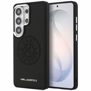 Karl Lagerfeld Perforated KL MagSafe Чехол для Samsung Galaxy S26 Ultra - чёрный