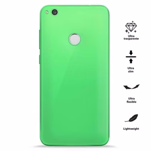 PURO 0.3 Nude dėklas, skirtas Huawei P8 Lite (2017) / Honor 8 Lite, fluorescencinis žalias