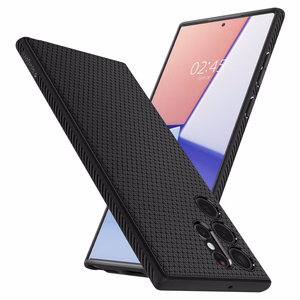 Spigen Liquid Air чехол для Samsung S22 Ultra матовый чёрный