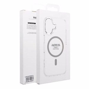 Чехол Samsung S26 ULTRA Frame Clear Hybrid Mag Cover совместимый с MagSafe прозрачный