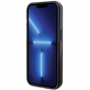 Karl Lagerfeld KLHMP15XHMRSKCK iPhone 15 Pro Max 6.7" juodas kietas dėklas su stovu Karl&Choupette MagSafe