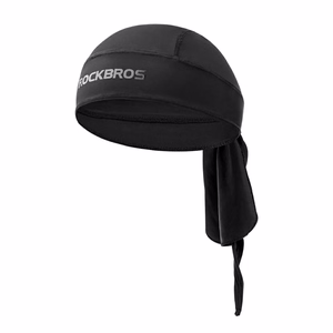 Rockbros LKPJ00 pirato stiliaus sportinė kepuraitė – juoda
