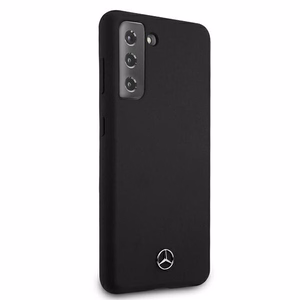 Dėklas telefonui Mercedes Silikoninis Line dėklas Samsung Galaxy S21+ juodas