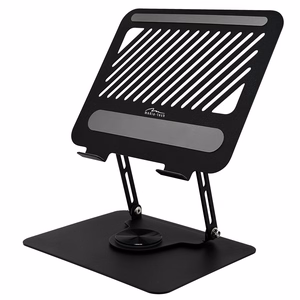 Reguliuojamas, besisukantis, ergonomiškas nešiojamojo kompiuterio stovas 10–17″ LAPTOP STAND ROTO MT2662