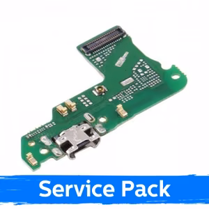 Charging Port Compatible With Huawei Y6 2018 With Flex / Plata (Service Pack)