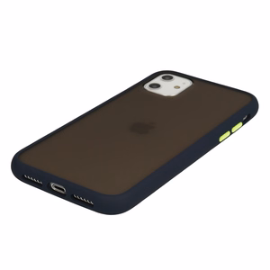 Vennus Color Button Bumper dėklas telefonui Samsung Galaxy A20S mėlynas