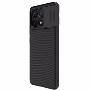Nillkin CamShield dėklas, skirtas Xiaomi Redmi K70E / Poco X6 Pro 5G, juodas