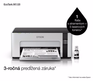 Epson EcoTank M1120 rašalinis spausdintuvas 1440 x 720 DPI A4 „Wi-Fi“