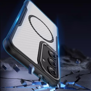 Defender Carbon Mag dėklas for Samsung Galaxy S26 Plus juodas