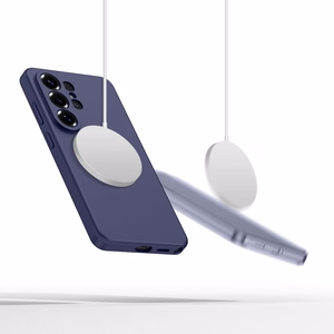 Силиконовый чехол Tech-Protect MagSafe для Samsung Galaxy S26 Ultra — фиолетовый
