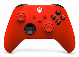 Microsoft Xbox belaidis valdiklis raudonas Bluetooth/USB žaidimų pultas analoginis / skaitmeninis Xbox, Xbox One, Xbox Series S, Xbox Series X