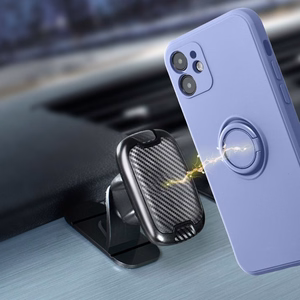 Silikoninis žiedinis dėklas telefonui XIAOMI Redmi Note 13 5G - violetinis
