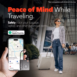 KEYSMART SmartLock; TSA patvirtinta Find My spyna, juoda