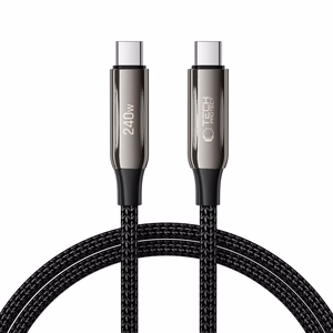 Кабель Tech-Protect UB10T Ultraboost USB-C PD240W QC4.0 100 см - чёрный