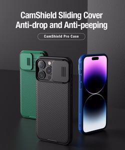 Nillkin CamShield Pro PC+TPU Case for Iphone 15 Pro blue
