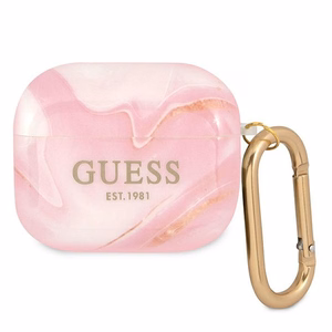 Guess GUA3UNMP чехол AirPods 3 розовый/розовый Marble Collection