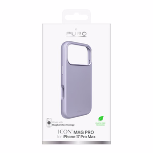 Pure Icon Magnetinis Pro skystas silikoninis dėklas iPhone 17 Pro Max, MagSafe suderinamas, su kameros apsauga ir aliuminio mygtukais - rožinis