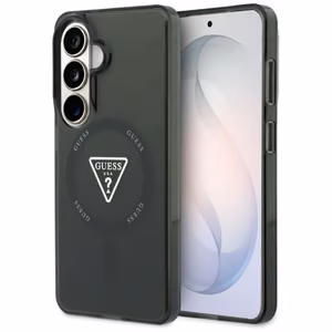 GUESS dėklas for SAMSUNG S26 GUHMS26SHGTMLCGK (Magnetic IML Gradient Triangle) juodas
