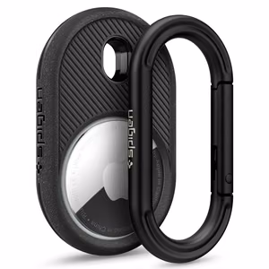 Spigen Vault dėklas Apple AirTag įrenginiui – matinė juoda