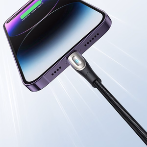 Joyroom Pioneer serijos SA31-CL3 USB-C / Lightning 30W 1.2m kabelis - juodas