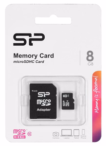 Silicon Power SP008GBSTH010V10SP atminties kortelė 8 GB MicroSDHC Klasės 10