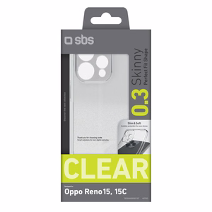 SBS Skinny Накладка для Oppo Reno 15 — прозрачная