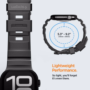 SPIGEN WBS2 dirželis APPLE WATCH 8 / 9 / 10 / 11 / SE / ULTRA (44 / 45 / 46 / 49 MM) juodas