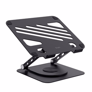 Trust Zeff Metal Black - 40,6 cm (16") nešiojamojo kompiuterio stovas, juodas
