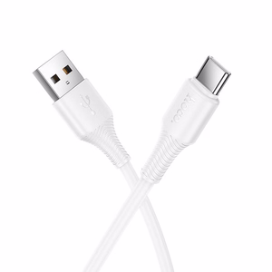 Кабель USB A to USB C Hoco 3A 1 m X120 белый