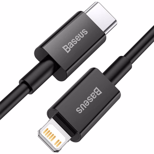 Кабель Baseus Superior PD USB-C - Lightning 1,0 м чёрный 20W