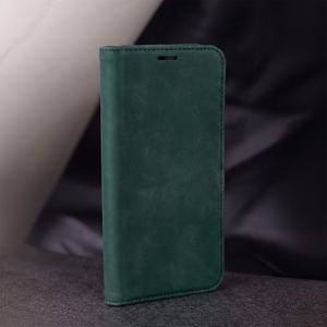 Smart Suede dėklas, skirtas Google Pixel 11 / 11 Pro, žalias