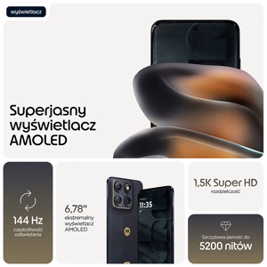 Motorola edge 70 fusion FIFA Edition 17,2 cm (6.78") Dviguba SIM jungtis Android 16.0 5G C tipo USB 8 GB 256 GB 5200 mAh Juoda