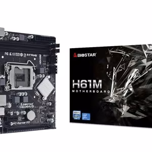Biostar H61MHV3 pagrindinė plokštė Intel® H61 LGA 1155 (Socket H2) micro ATX