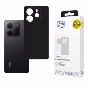 3mk Matt Case Pro Чехол для Xiaomi Redmi Note 14 4G - матовый чёрный