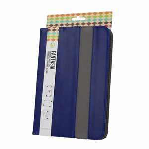 Universalus dėklas Fantasia planšetei 7-8''(L21,5 x W15 cm) tamsiai mėlynas