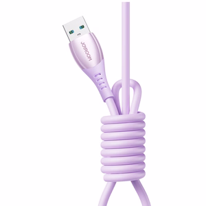 Joyroom S-A59 Vibrant Series 3A кабель USB-A — USB-C 1.2м фиолетовый