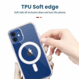 Tel Protect MagSilicone dėklas iPhone 14 Pro skaidrus