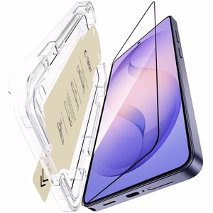 Tech-Protect Quick Set AR+ atspindžius mažinantis stiklas Samsung Galaxy S26 Ultra, juodas
