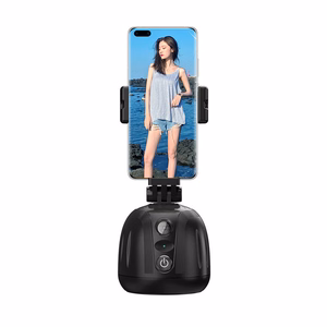 Держатель для телефона с отслеживанием лица 360° P5 чёрный