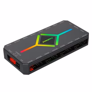 GameMax V4.0 ARGB PWM HUB BK – ARGB/PWM šakotuvas kompiuterio korpusui, juodas