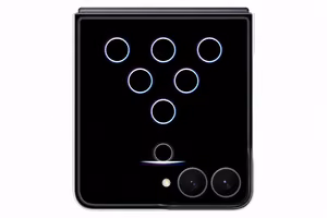 FF776CJE magnetinis Flipsuit dėklas Samsung Galaxy Flip 8, pilkas