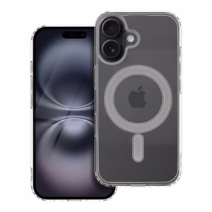 Чехол для iPhone 16 Clear Mag Cover (STR) совместимый с MagSafe прозрачный