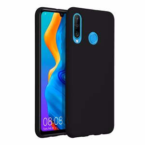 Silikoninis dėklas telefonui HUAWEI P30 Lite - juodas