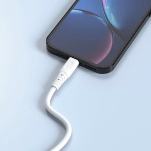 Кабель USB Dudao "TGL3L" белый Type-C 100cm (до 6A)
