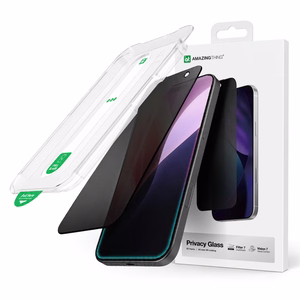 AmazingThing Titan Vision 7 grūdintas stiklas iPhone 17 Pro Max – privatumo