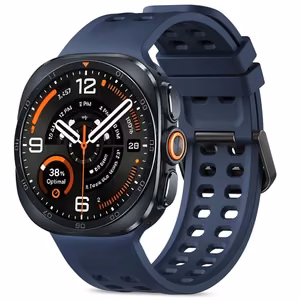Tech-Protect Silicone Air dirželis, skirtas „Samsung Galaxy Watch Ultra 47 mm“ – tamsiai mėlynas