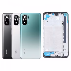 Galinis dangtelis suderinamas su Xiaomi Redmi Note 10S / Shadow Black / (su kameros lęšiu) / HQ