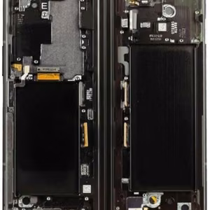 Originalus Samsung F926 Z Fold3 5G LCD ekranas su jutikliniu ekranu (vidinis), Phantom Black spalvos (naudotas, C klasė)